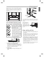 Предварительный просмотр 11 страницы LG LRE3023SB Installation Manual