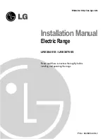 Предварительный просмотр 1 страницы LG LRE30451 Installation Manual