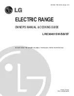 Предварительный просмотр 1 страницы LG LRE30451SB Owner'S Manual & Cooking Manual