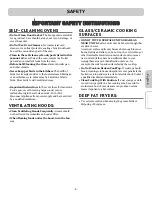 Preview for 5 page of LG LRE30451SB Owner'S Manual & Cooking Manual