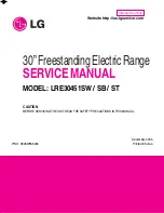 Preview for 1 page of LG LRE30451SB Service Manual