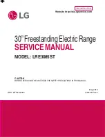 LG LRE3085ST Service Manual preview