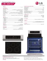 Preview for 2 page of LG LRE3085ST Specification