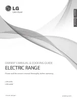 LG LRE5602SS Owner'S Manual & Cooking Manual preview