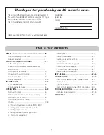 Preview for 2 page of LG LRE5602SS Owner'S Manual & Cooking Manual