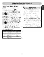 Preview for 11 page of LG LRE5602SS Owner'S Manual & Cooking Manual