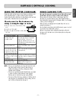 Preview for 13 page of LG LRE5602SS Owner'S Manual & Cooking Manual