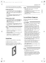 Предварительный просмотр 27 страницы LG LRFCS29D6 Series Owner'S Manual