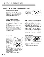 Предварительный просмотр 10 страницы LG LRG30355SB - 30in Gas Range User Manual