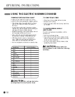 Предварительный просмотр 32 страницы LG LRG30355SB - 30in Gas Range User Manual