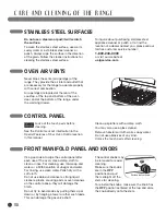 Предварительный просмотр 38 страницы LG LRG30355SB - 30in Gas Range User Manual