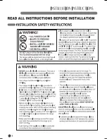 Preview for 4 page of LG LRG3081BD Installation Manual