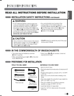 Preview for 5 page of LG LRG3081BD Installation Manual