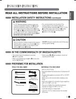 Предварительный просмотр 5 страницы LG LRG3081BD Installation Manual