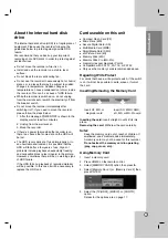 Preview for 7 page of LG LRH-539 Owner'S Manual