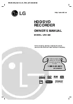 LG LRH-880 Owner'S Manual preview