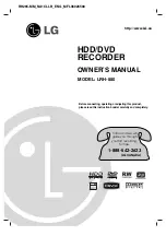 Preview for 1 page of LG LRH-880 Owner'S Manual