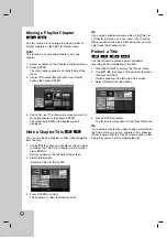 Preview for 50 page of LG LRH-890 Owner'S Manual