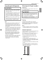 Предварительный просмотр 13 страницы LG LRKNS1205V Owner'S Manual