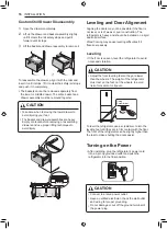 Предварительный просмотр 16 страницы LG LRKNS1205V Owner'S Manual