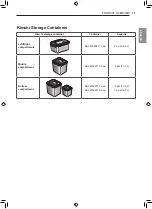 Предварительный просмотр 11 страницы LG LRKNS1400V Owner'S Manual