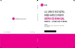 LG LRM-519 Service Manual предпросмотр