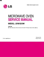 Предварительный просмотр 1 страницы LG LRM1250W Service Manual