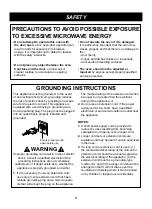 Preview for 3 page of LG LRMM1430 Owner'S Manual & Cooking Manual