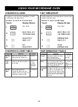 Preview for 15 page of LG LRMM1430 Owner'S Manual & Cooking Manual