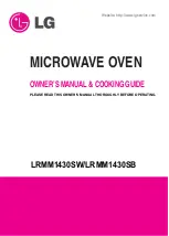 Preview for 1 page of LG LRMM1430SB Owner'S Manual & Cooking Manual