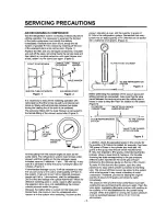 Предварительный просмотр 1 страницы LG LRTBC2025T  precautio Servicing Precautions