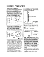 Предварительный просмотр 1 страницы LG LRTG1811W  precaution Service Manual