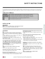 Preview for 3 page of LG LS090HFV3 Installation Manual