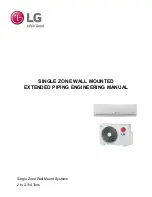 LG LS243HLV Extended Piping Engineering Manual preview