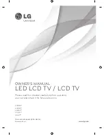 Предварительный просмотр 1 страницы LG LS340 Series Owner'S Manual