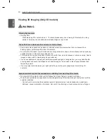 Предварительный просмотр 10 страницы LG LS340 Series Owner'S Manual