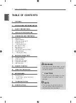 Preview for 2 page of LG LS38 Series Owner'S Manual