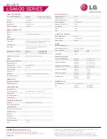 Preview for 2 page of LG LS4600 Series Specifications