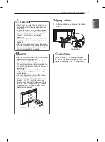 Предварительный просмотр 19 страницы LG LS57 series Owner'S Manual