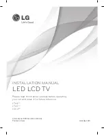 Предварительный просмотр 1 страницы LG LS64 Series Installation Manual