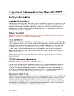 Preview for 155 page of LG LS777 User Manual