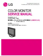 Предварительный просмотр 1 страницы LG LS882C-UA Service Manual