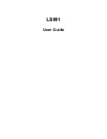 Preview for 1 page of LG LS991 User Manual