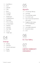 Preview for 5 page of LG LS998 User Manual