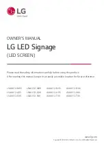 Предварительный просмотр 1 страницы LG LSAA012-MX5 Owner'S Manual