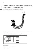 Предварительный просмотр 22 страницы LG LSAB009-M1 Owner'S Manual