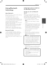 Предварительный просмотр 17 страницы LG LSB306 Owner'S Manual