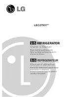 Предварительный просмотр 1 страницы LG LSC27931 Series Owner'S Manual