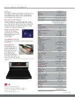 Preview for 2 page of LG LSC5674 Product Information