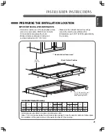 Предварительный просмотр 21 страницы LG LSCE305ST/00 Owner'S Manual